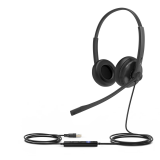 Austiņas Yealink Headset UH34 SE Lite Dual Teams Black (1308162)