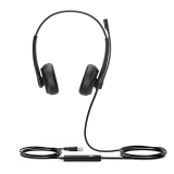 Austiņas Yealink Headset UH34 SE Lite Dual Teams Black (1308162)