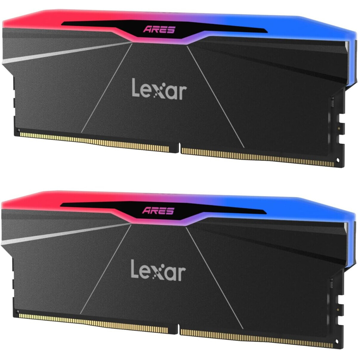 Operatīvā atmiņa Lexar Ares 2nd Gen RGB 32GB (2x16GB) Black (LD5U16G64C32BR-RGD)