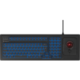 Tastatur KeySonic Keyboard KSK-8202ELU Trackball Black (KSK-8202ELU-T (UK))