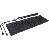 Tastatur KeySonic Keyboard KSK-8202ELU Trackball Black (KSK-8202ELU-T (UK))