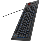Tastatur KeySonic Keyboard KSK-8202ELU Trackball Black (KSK-8202ELU-T (UK))
