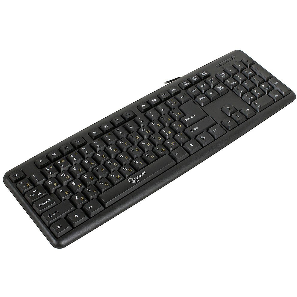 Tastatūra Gembird KB-8320U Black - KB-8320U-BL