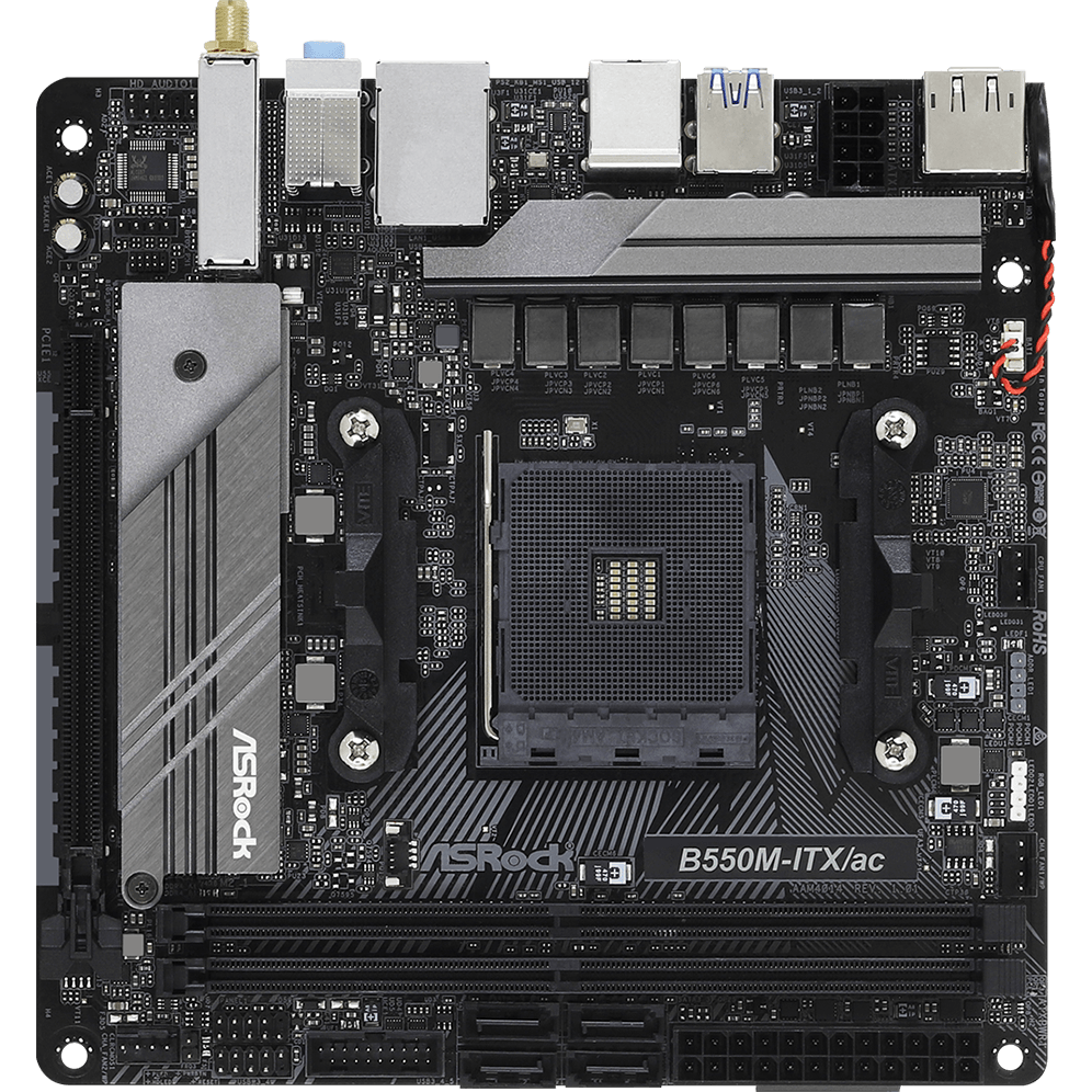 Carte mère ASRock B550M-ITX/AC