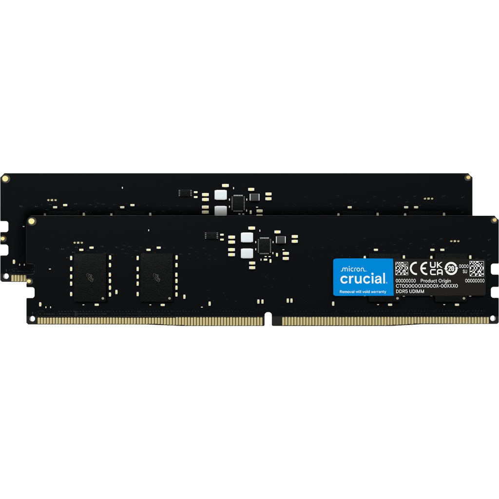 Arbeitsspeicher 32GB DDR5 4800MHz Crucial (CT2K16G48C40U5) (2x16GB KIT)