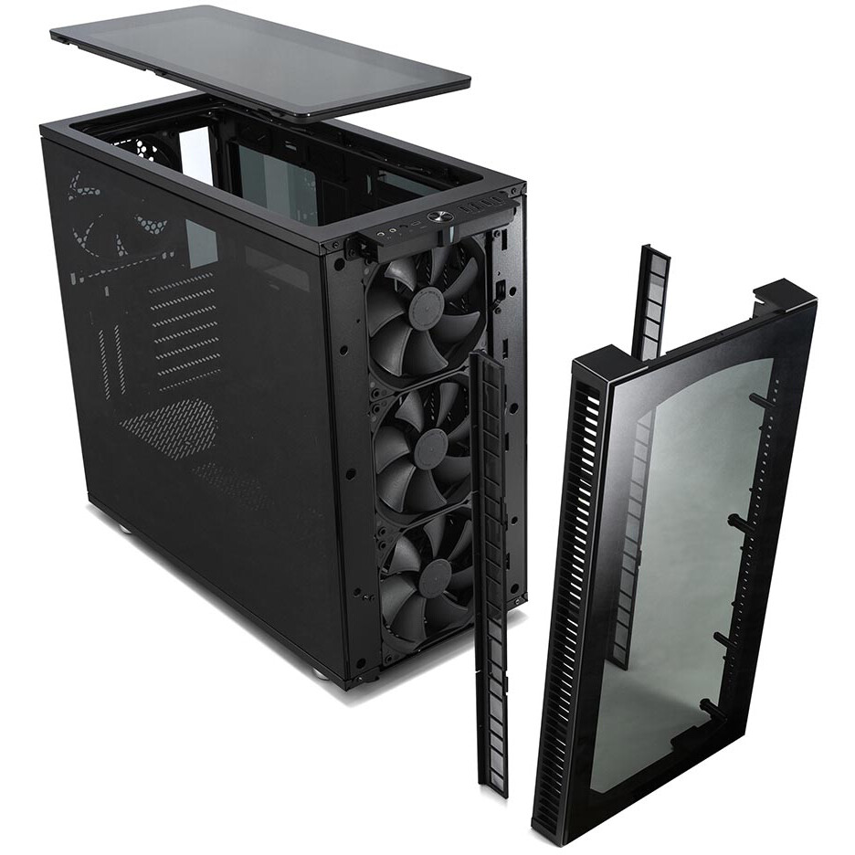 Datoru korpuss Fractal Design Define S2 Vision TG Blackout - FD-CA-DEF-S2V-BKO-TGD - foto 9
