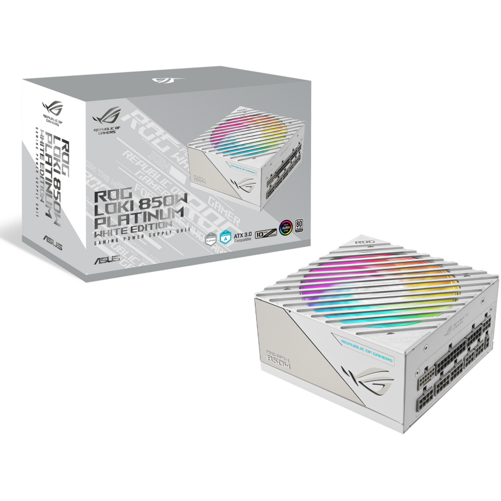 Power Supply 850W ASUS ROG LOKI Platinum White (ROG-LOKI-850P-WHITE-SFXL-GAMING) - 90YE00N2-B0NA00 - photo 6