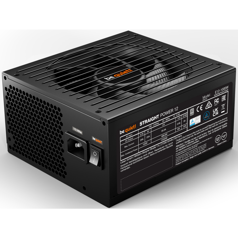 Power Supply 1000W Be Quiet Straight Power 12 - BN338 - photo 3