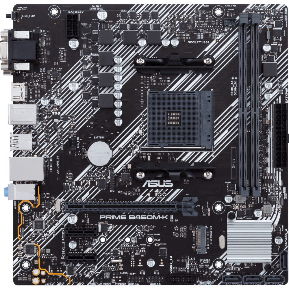 Carte mère ASUS PRIME B450M-K II