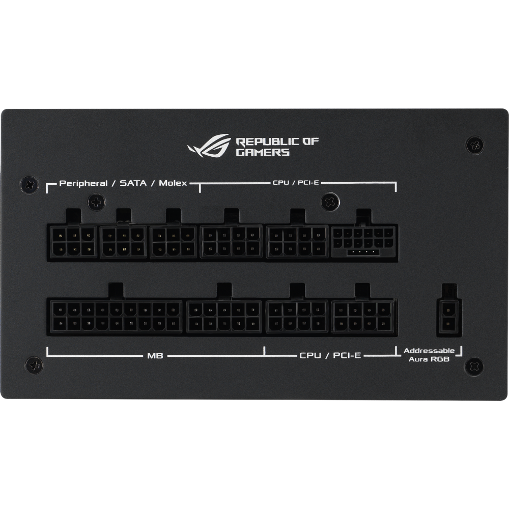 Power Supply 1000W ASUS ROG STRIX Gold Aura Edition (ROG-STRIX-1000G-AURAGAMING) - 90YE00P1-B0NA00 - photo 6