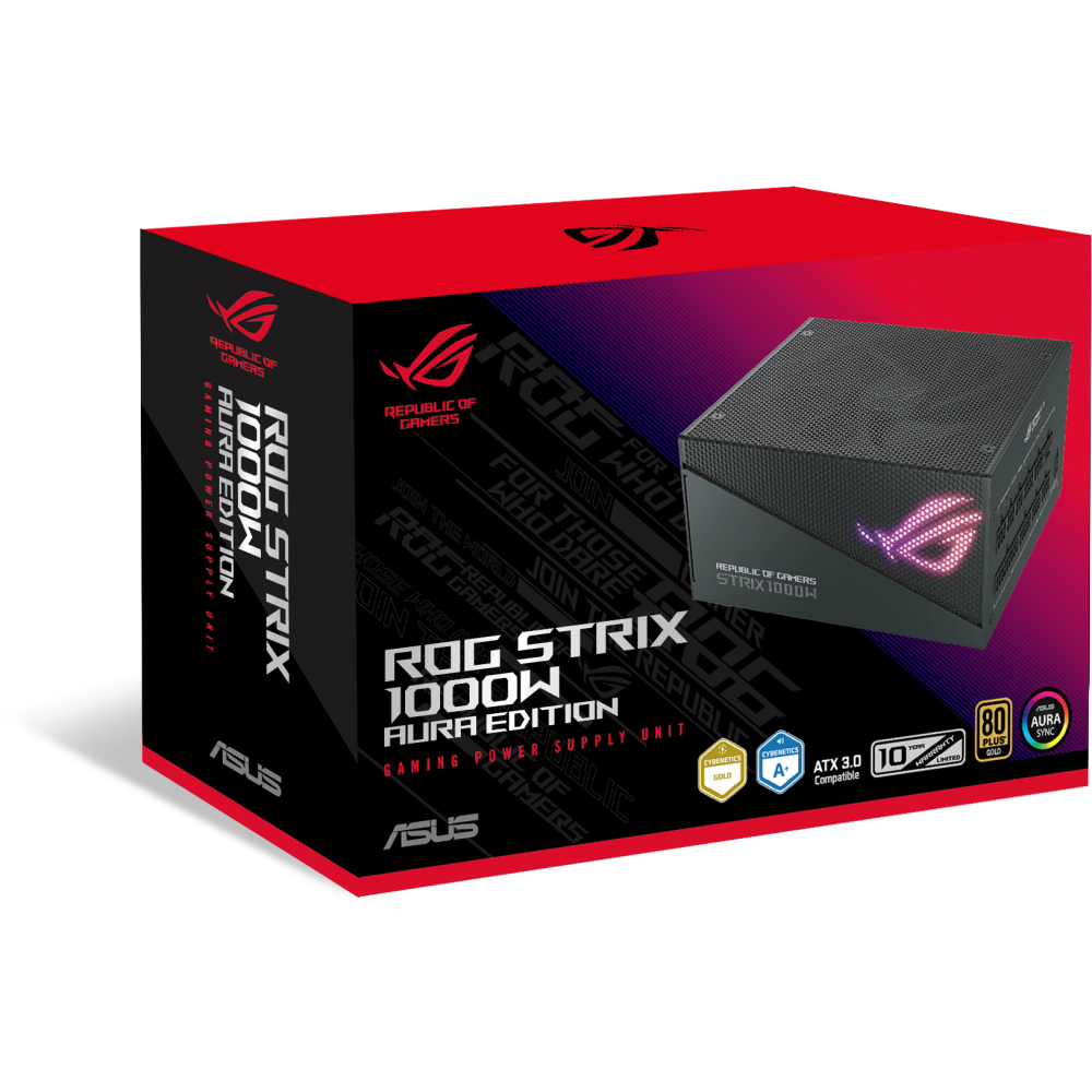 Power Supply 1000W ASUS ROG STRIX Gold Aura Edition (ROG-STRIX-1000G-AURAGAMING) - 90YE00P1-B0NA00 - photo 10