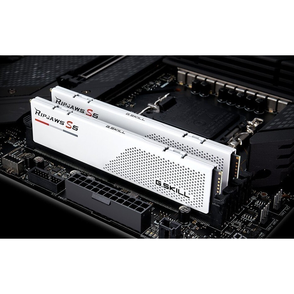 Arbeitsspeicher 64GB DDR5 6000MHz G.Skill Ripjaws S5 (F5-6000J3040G32GX2-RS5W) (2x32GB KIT) - Foto 3