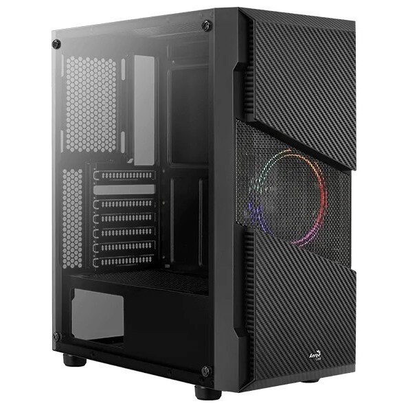 Datoru korpuss AeroCool Menace Saturn F Mid‑Tower Black (ACCM-PV20013.11)