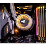 Liquid cooling system AeroCool Mirage L240 White (EN59150)