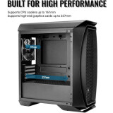Boîtier AeroCool Aero One Mini Eclipse Black (EN52403/ACCS-PB18143.11)