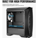 Boîtier AeroCool Aero One Mini Frost Black (Frost-G-BK-v1) (EN52380)