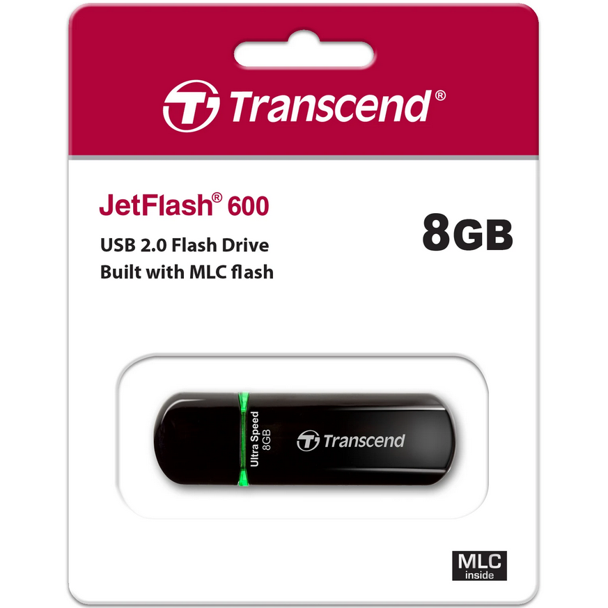 USB-Flash-Laufwerk 8GB Transcend JetFlash 600 (TS8GJF600)