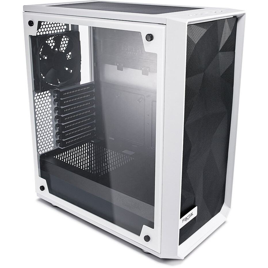 Datoru korpuss Fractal Design Meshify C TG White - FD-CA-MESH-C-WT-TGC - foto 6