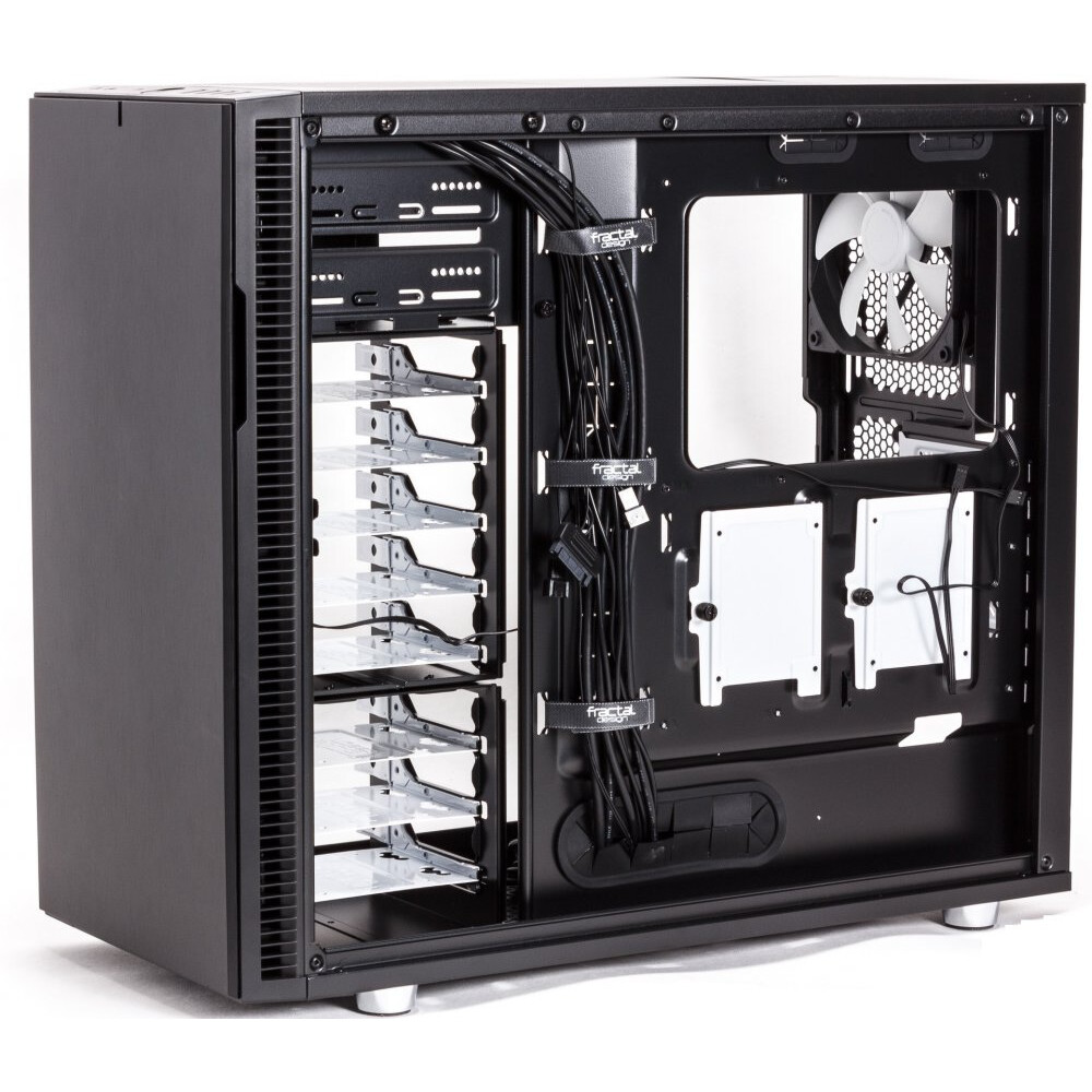 Datoru korpuss Fractal Design Define R5 Black - FD-CA-DEF-R5-BK - foto 4