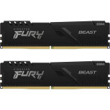 Arbeitsspeicher 64GB DDR4 3200MHz Kingston Fury Beast Black (KF432C16BBK2/64) (2x32GB KIT)