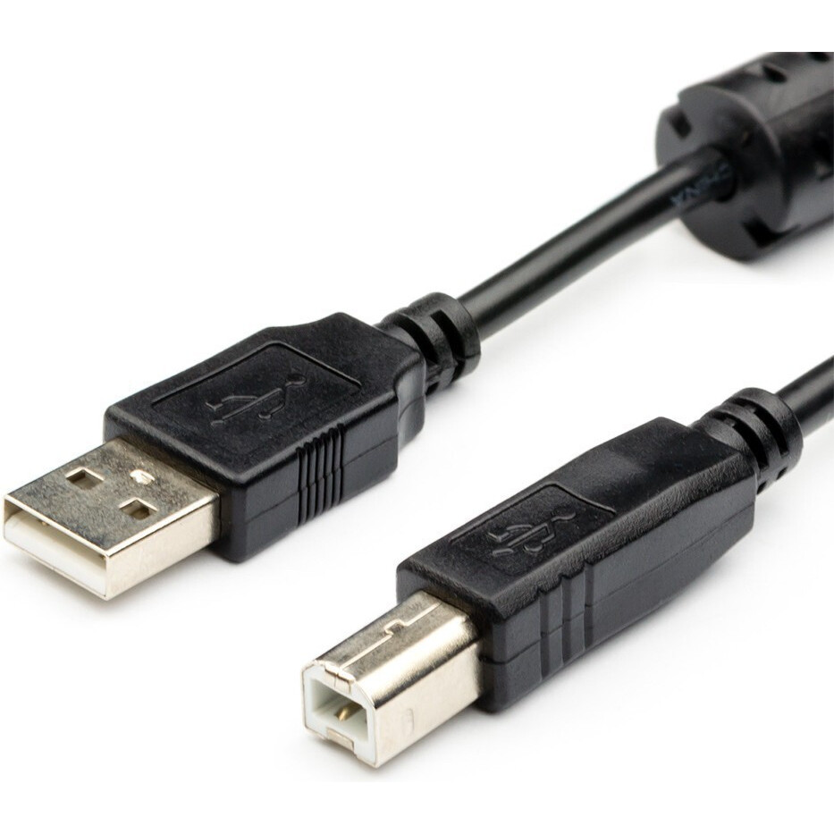 Kabelis USB 2.0 A (M) - B (M), 1.5m, ATCOM AT5474