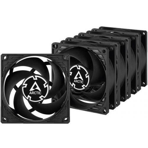 Ventilateur de boîtier Arctic P8 PWM PST Value Pack Black/Black (5 pcs) - ACFAN00154A
