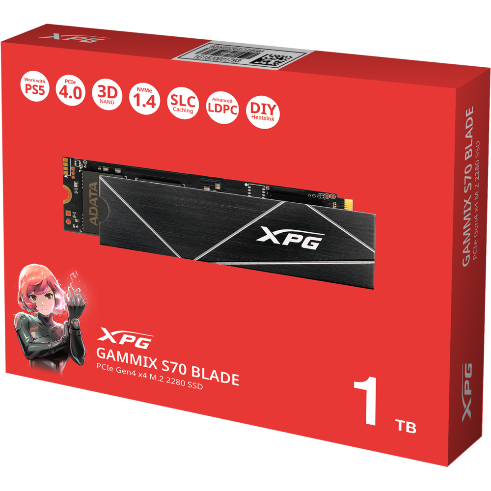 SSD interne 1TB ADATA XPG Blade S70 (AGAMMIXS70B-1T-CS) - photo 6