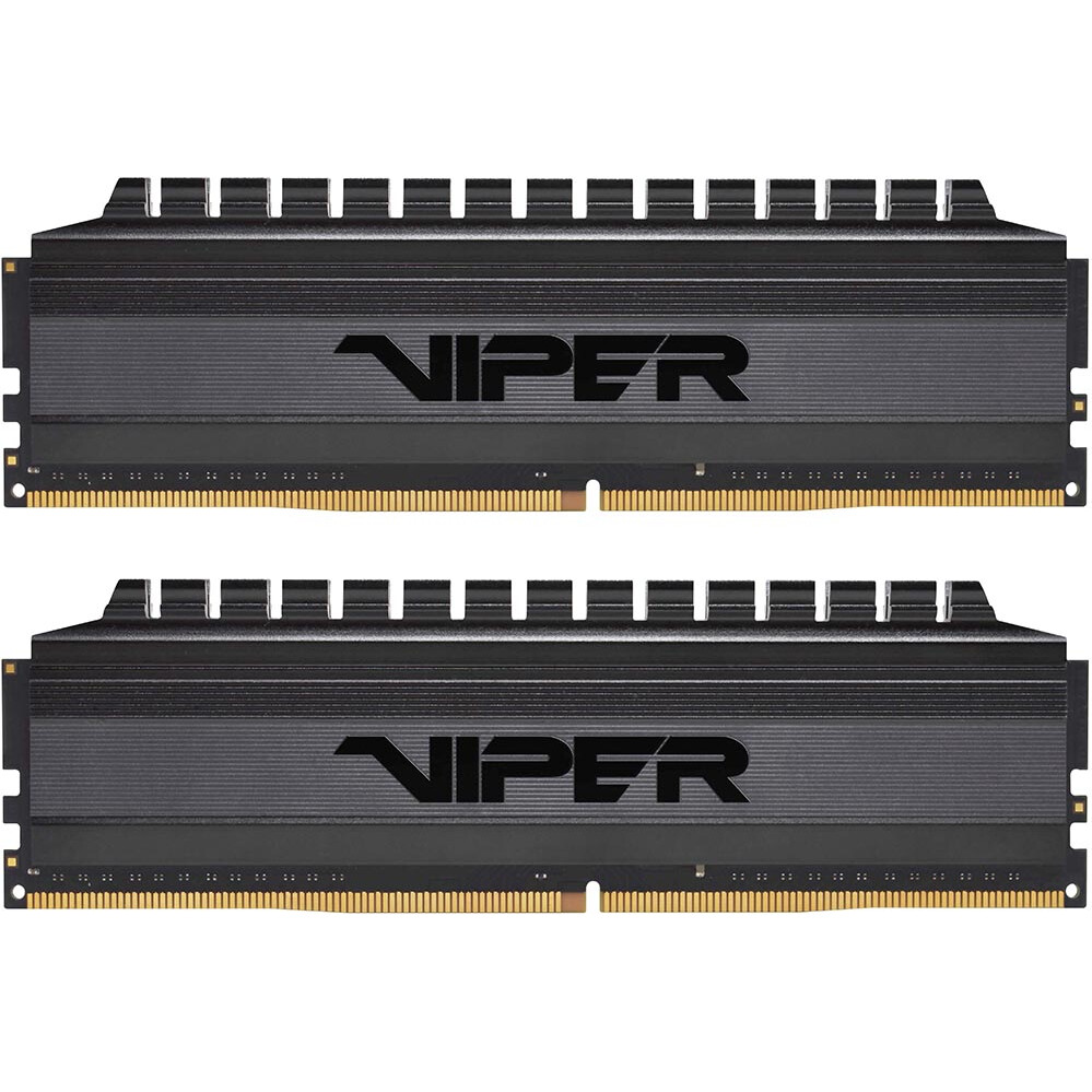 Operatīvā atmiņa Patriot Viper 4 Blackout 8Gb 3200MHz DDR4 CL16 KIT of 2x4GB (PVB48G320C6K)