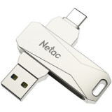 USB zibatmiņa 64Gb Netac U782C Silver (NT03U782C-064G-30PN)