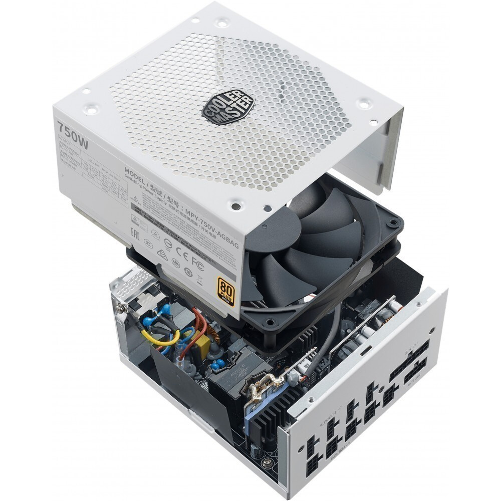 Bloc dalimentation 750W Cooler Master V750 Gold V2 White Edition (MPY-750V-AGBAG-EU) - photo 12