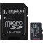 Carte mémoire 64GB MicroSD Kingston Industrial + SD adapter (SDCIT2/64GB)