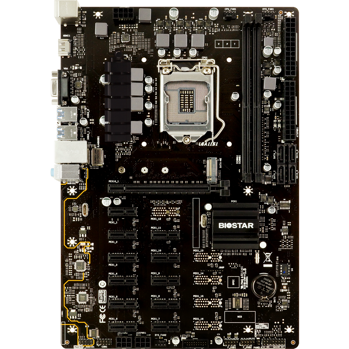 Carte mère Biostar TB360-BTC PRO 2.0 - TB360-BTC PRO 2.0/3.0