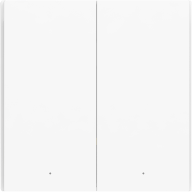 Intelligenter Schalter Aqara Wireless Remote Switch H1 White (Double Rocker) - WRS-R02