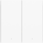 Intelligenter Schalter Aqara Wireless Remote Switch H1 White (Double Rocker) - WRS-R02