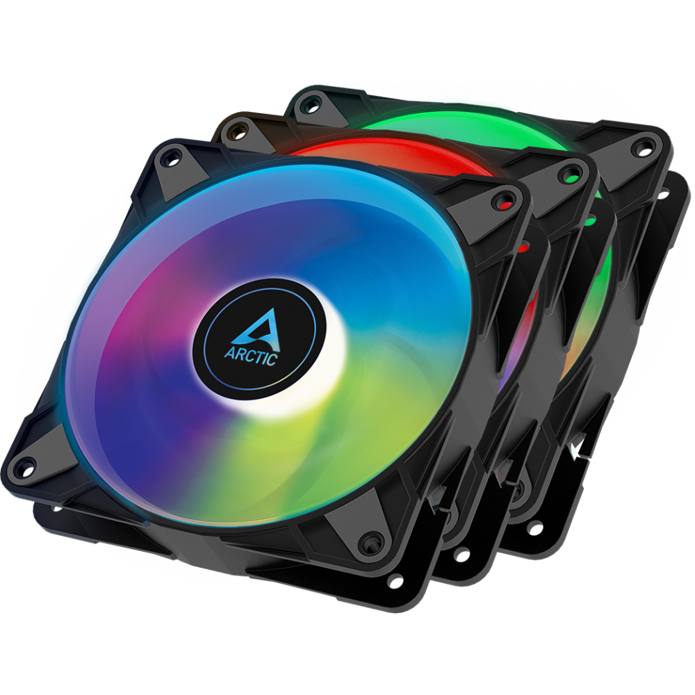 Ventilateur de boîtier Arctic P12 PWM PST A-RGB Value Pack (3 pcs) - ACFAN00232A