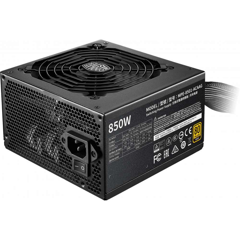 Bloc dalimentation 850W Cooler Master MWE Gold 850 V2 (MPE-8501-ACAAG-EU)