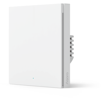 Intelligenter Schalter Aqara Smart Wall Switch H1 White (With Neutral, Single Rocker) - WS-EUK03