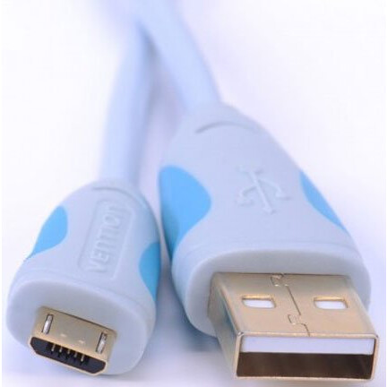 La connexion de couple Vention USB - microUSB, 0.25m (VAS-A04-S025)