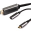 Kabelis USB Type-C - HDMI, 1.8m, VCOM CU423MCPD-1.8M - foto 2