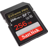 Carte mémoire 256GB SD SanDisk Extreme Pro (SDSDXXD-256G-GN4IN)