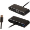Pārejas savienojums USB Type-C - HDMI/VGA/USB/USB-C/Audio, ATCOM AT2810
