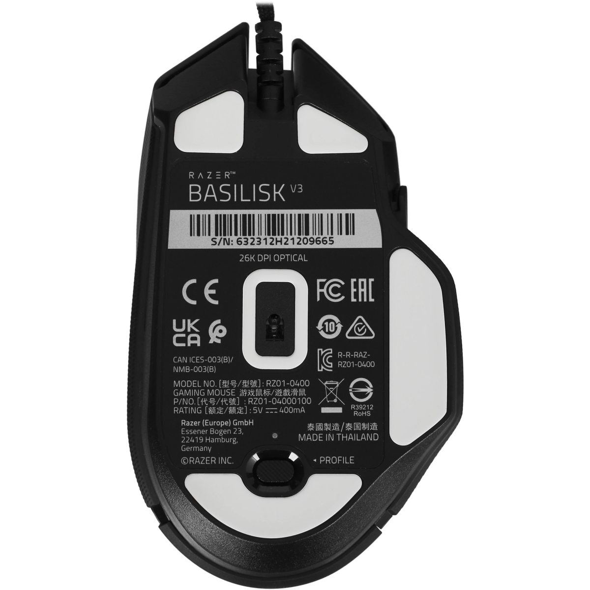 Mouse Razer Basilisk V3 - RZ01-04000100-R3M1 - photo 6