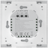 Intelligenter Schalter Aqara Smart Wall Switch H1 White (No Neutral, Double Rocker) (WS-EUK02)
