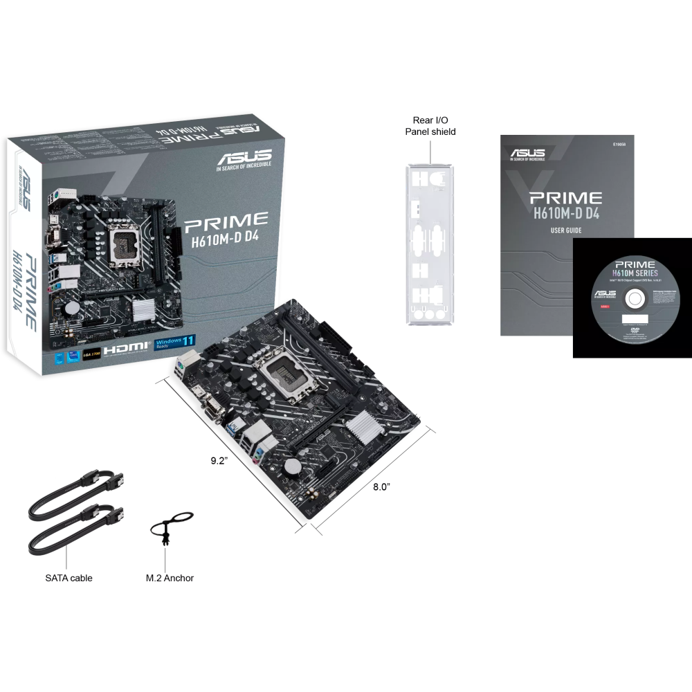 Mainboard ASUS PRIME H610M-D D4 - Foto 5