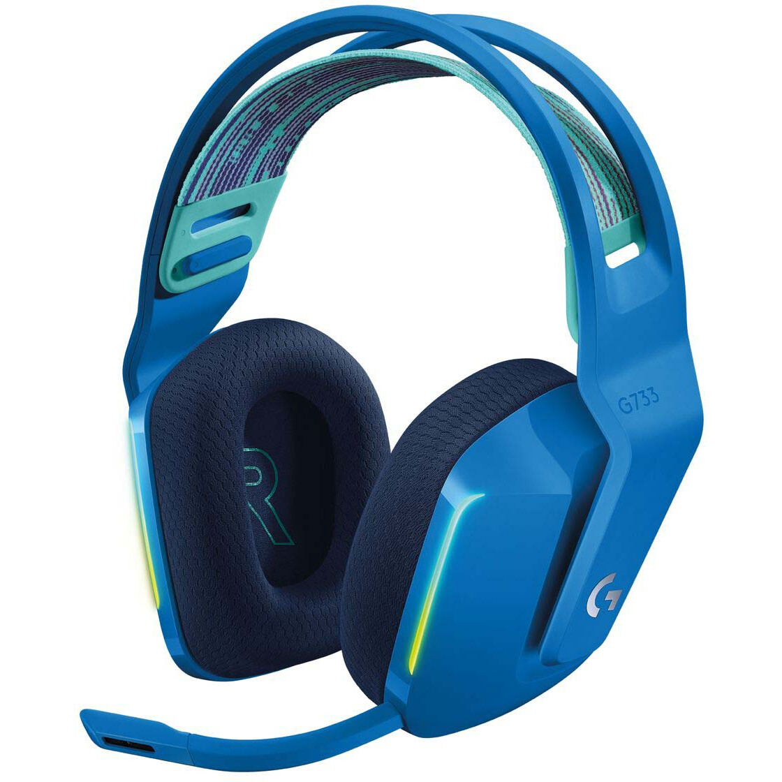 Casque audio Logitech G733 LIGHTSPEED Wireless RGB Gaming Blue (981-000943)
