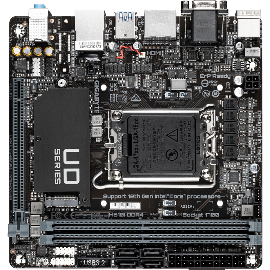 Mainboard Gigabyte H610I DDR4