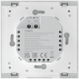 Intelligenter Schalter Aqara Smart Wall Switch H1 White (No Neutral, Single Rocker) (WS-EUK01)