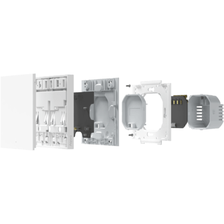 Intelligenter Schalter Aqara Smart Wall Switch H1 White (No Neutral, Single Rocker) - WS-EUK01 - Foto 3