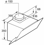 hotte aspirante Bosch DWK065G20R