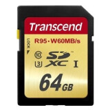 Atmiņas kartes 64Gb SD Transcend (TS64GSDU3)